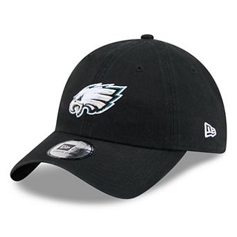 Women's New Era Black Philadelphia Eagles Throwback Casual Classic Adjustable Hat