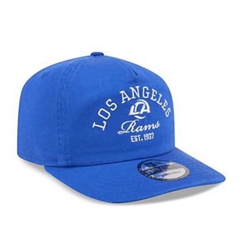Men's New Era Royal Los Angeles Rams Stacked 19TWENTY Adjustable Hat