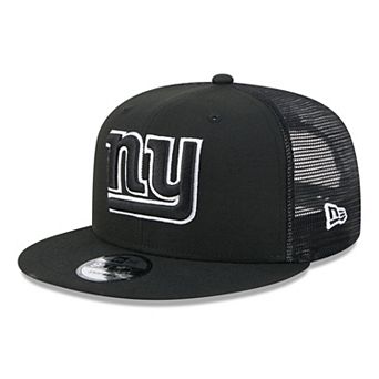 Men's New Era Black/White New York Giants 9FIFTY Snapback Trucker Hat