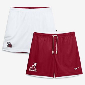 Men's Nike Crimson/White Alabama Crimson Tide Courtside Reversible Dri-FIT Shorts