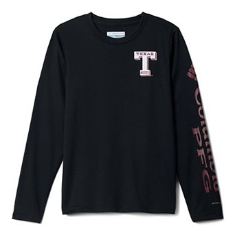 Youth Columbia Black Texas A&M Aggies Terminal Tackle Long Sleeve T-Shirt