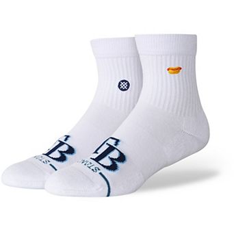Unisex Stance White Tampa Bay Rays Hot Dog Quarter Socks