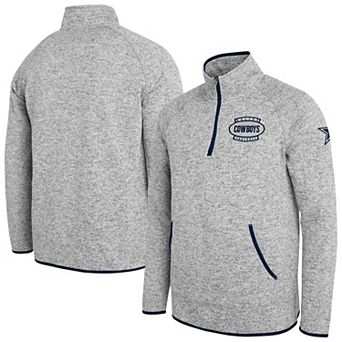 Men's Darius Rucker Collection by Fanatics Gray Dallas Cowboys Quarter-Zip Fleece Raglan Pullover