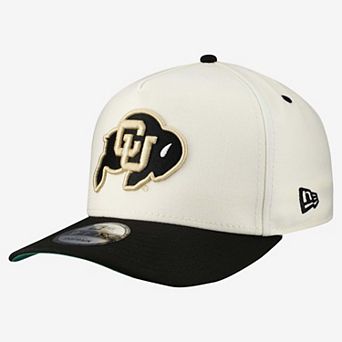 Unisex New Era White/Black Colorado Buffaloes A-Frame 9FIFTY Snapback Hat