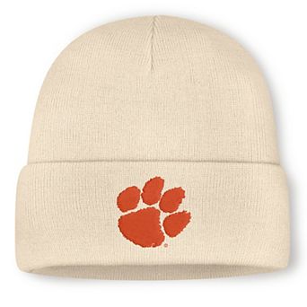 Men's Nike Natural Clemson Tigers Utility Cuffed Knit Hat