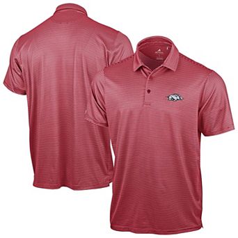 Men's Antigua Cardinal Arkansas Razorbacks Lineage Polo
