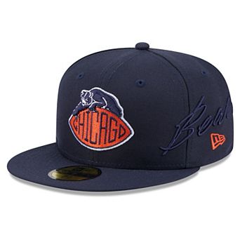 Men's New Era Navy Chicago Bears 2026 Rivalries Collection Fan Pack Side Script 59FIFTY Fitted Hat