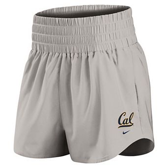 Women's Nike Gray Cal Bears Ultra Dri-FIT High-Rise Shorts
