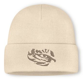 Men's Nike Natural LSU Tigers Utility Cuffed Knit Hat