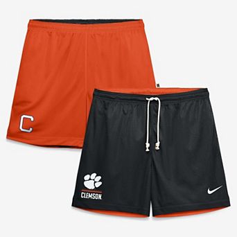 Men's Nike Black/Orange Clemson Tigers Courtside Reversible Dri-FIT Shorts