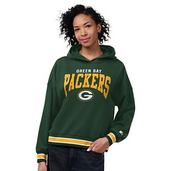 Women's Starter Green Green Bay Packers Home Plate Hoodie
