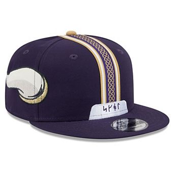 Men's New Era Purple Minnesota Vikings 2026 Rivalries Collection Fan Pack Helmet 9FIFTY Snapback Hat
