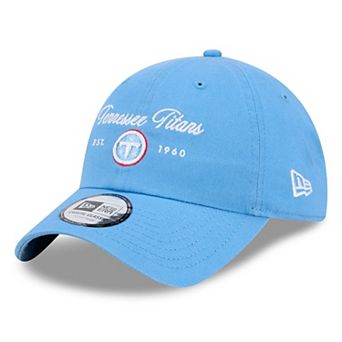 Women's New Era Light Blue Tennessee Titans Script Casual Classic Adjustable Hat