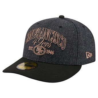 Men's New Era Black San Francisco 49ers Faux Wool 59FIFTY Fitted Hat