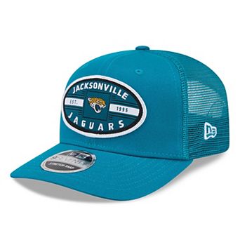 Men's New Era Teal Jacksonville Jaguars Collegiate 9SEVENTY Trucker Hat