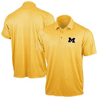 Men's Antigua Maize Michigan Wolverines Lineage Polo