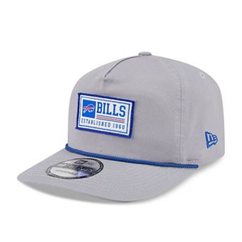 Men's New Era Gray Buffalo Bills Patch 19TWENTY Adjustable Hat