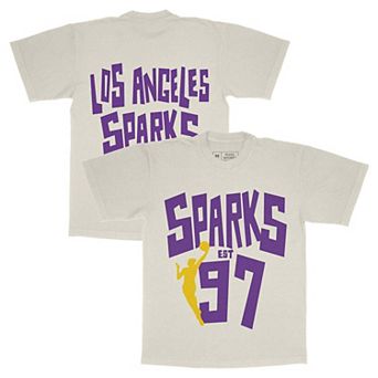 Unisex Playa Society Oatmeal Los Angeles Sparks Est T-Shirt