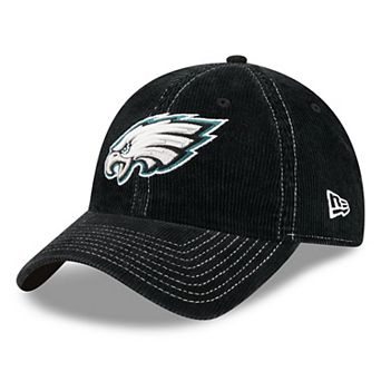 Men's New Era Black Philadelphia Eagles Corduroy Casual Classic Adjustable Hat