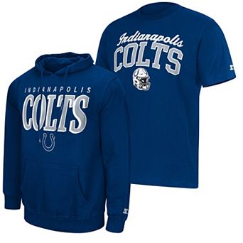 Men's Starter Royal Indianapolis Colts Logo T-Shirt & Hoodie Set