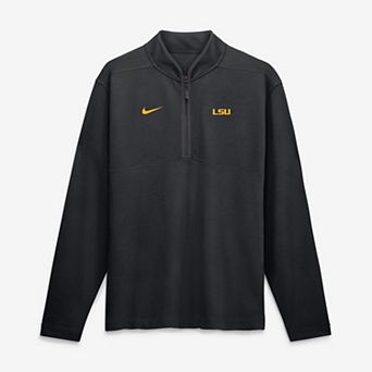 Men's Nike Black LSU Tigers Dri-FIT Victory Half-Zip Pullover