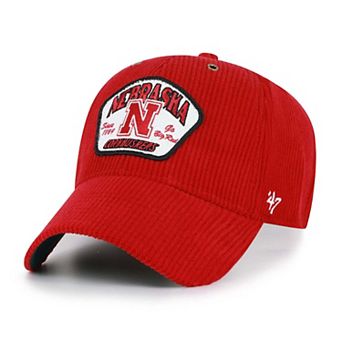 Unisex '47 Scarlet Nebraska Huskers Accordia Corduroy MVP Adjustable Hat