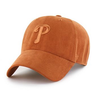 Unisex '47 Orange Philadelphia Phillies Fall Feelings Ballpark Suede Clean Up Hat