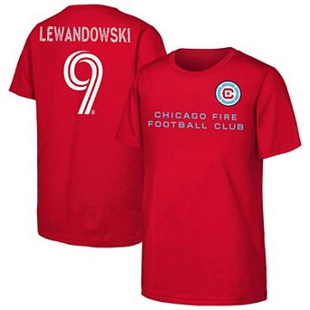 Youth Outerstuff Robert Lewandowski Red Chicago Fire Name & Number T-Shirt
