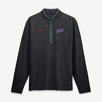 Men's Nike Black Buffalo Bills Dri-FIT Victory Half-Zip Pullover