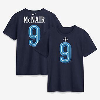 Men's Nike Steve McNair Navy Tennessee Titans 2026 Rivalries Collection Player Name & Number T-Shirt