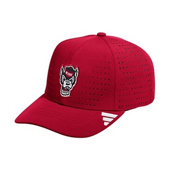 Men's adidas Red NC State Wolfpack Inline Adjustable Hat