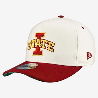Unisex New Era White/Cardinal Iowa State Cyclones A-Frame 9FIFTY Snapback Hat
