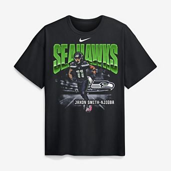 Men's Nike Jaxon Smith-Njigba Black Seattle Seahawks Player Graphic Max90 T-Shirt