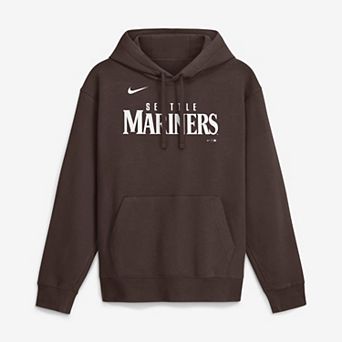 Men's Nike Brown Seattle Mariners Core Cinder Club Fleece Hoodie