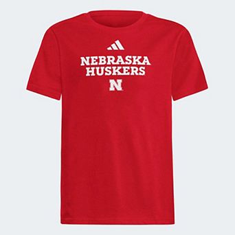 Youth adidas Scarlet Nebraska Huskers Fresh T-Shirt