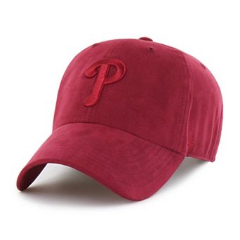 Unisex '47 Red Philadelphia Phillies Fall Feelings Ballpark Suede Clean Up Hat