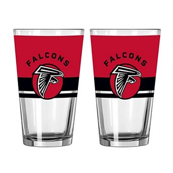 Logo Brands Atlanta Falcons Two-Piece 16oz. Horizon Pint Glass Set