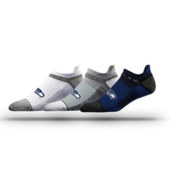 Unisex Strideline Seattle Seahawks Three-Pack Team Logo Ankle Socks Set