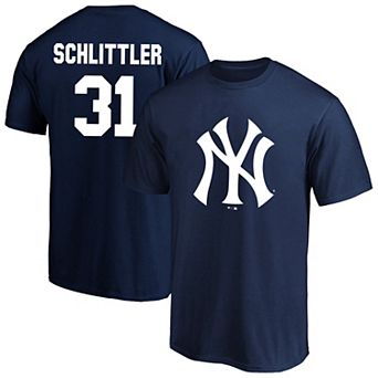 Men's Fanatics Cam Schlittler Navy New York Yankees Big & Tall Name & Number T-Shirt