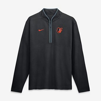 Men's Nike Black Baltimore Orioles Dri-FIT Victory Half-Zip Pullover