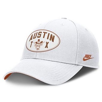 Unisex Nike White Texas Longhorns Legacy Letter & Location Rise Adjustable Hat
