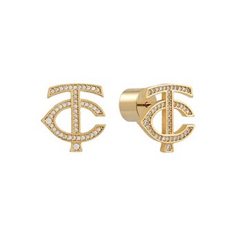 by Jill Martin Minnesota Twins Glam Day Post Back Earrings