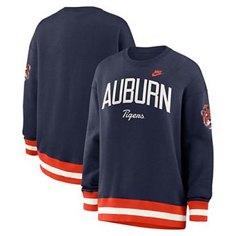 Women's Nike Navy Auburn Tigers Oversized Legacy Arch Phoenix Sweatshirt