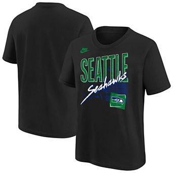 Youth Nike Black Seattle Seahawks Vintage T-Shirt