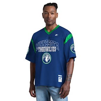 Men's Starter Blue Minnesota Timberwolves Game Day V-Neck T-Shirt