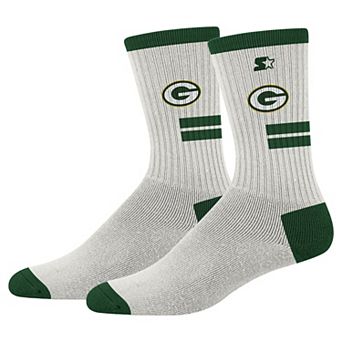 Unisex Starter Cream Green Bay Packers Premiere Cushioned Crew Socks