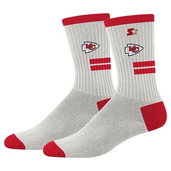 Unisex Starter Cream Kansas City Chiefs Premiere Cushioned Crew Socks