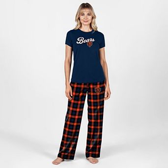 Women's Concepts Sport Navy Chicago Bears Plus Size Highland Sleep Set