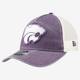 Youth New Era Purple Kansas State Wildcats Retro A-Frame M-Crown Adjustable Trucker Hat