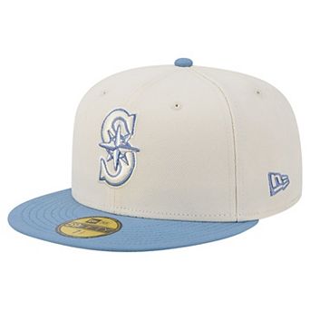 Men's New Era Cream/Light Blue Seattle Mariners Color Pack 59FIFTY Fitted Hat
